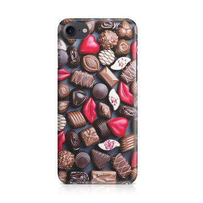 I Love Choco Pattern iPhone 7 Case