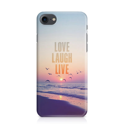Love Laugh Live iPhone 8 Case