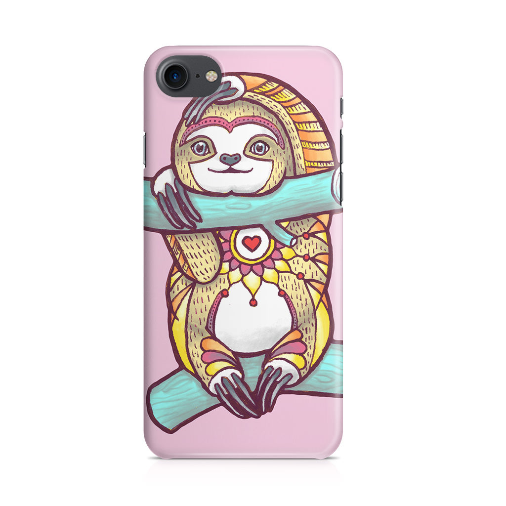 Mandala Sloth iPhone 8 Case