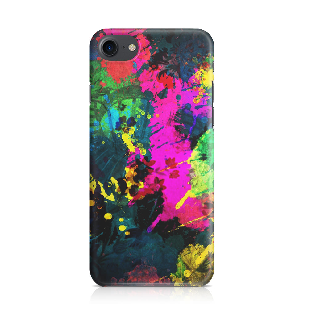 Mixture Colorful Paint iPhone 8 Case