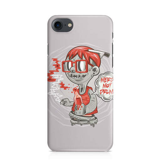 Nerd Not Drunk Zombie iPhone 7 Case