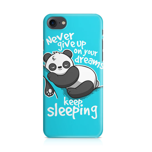 Panda Keep Sleeping iPhone 8 Case