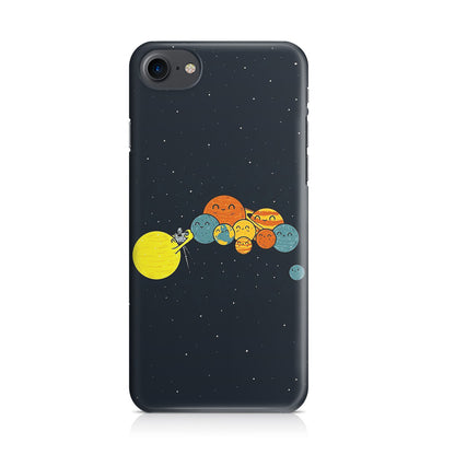 Planet Cute Illustration iPhone 8 Case