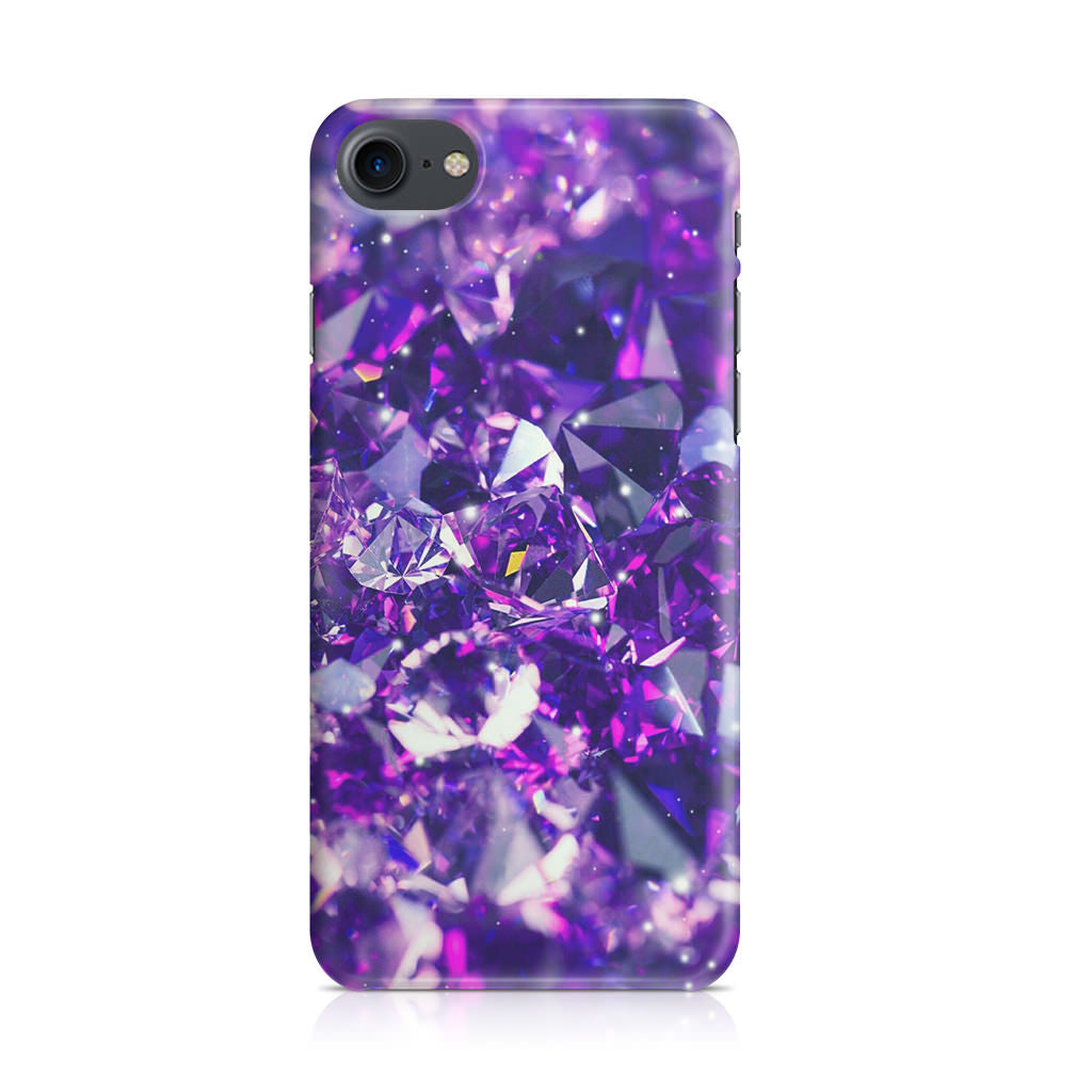 Purple Crystal iPhone 8 Case