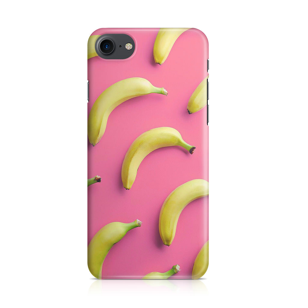 Real Bananas Fruit Pattern iPhone 8 Case