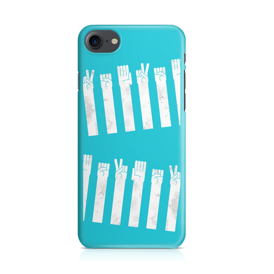 Rock–paper–scissors Zebra Crossing iPhone 7 Case