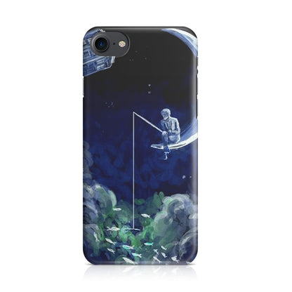 Tardis Walking To The Moon iPhone 8 Case