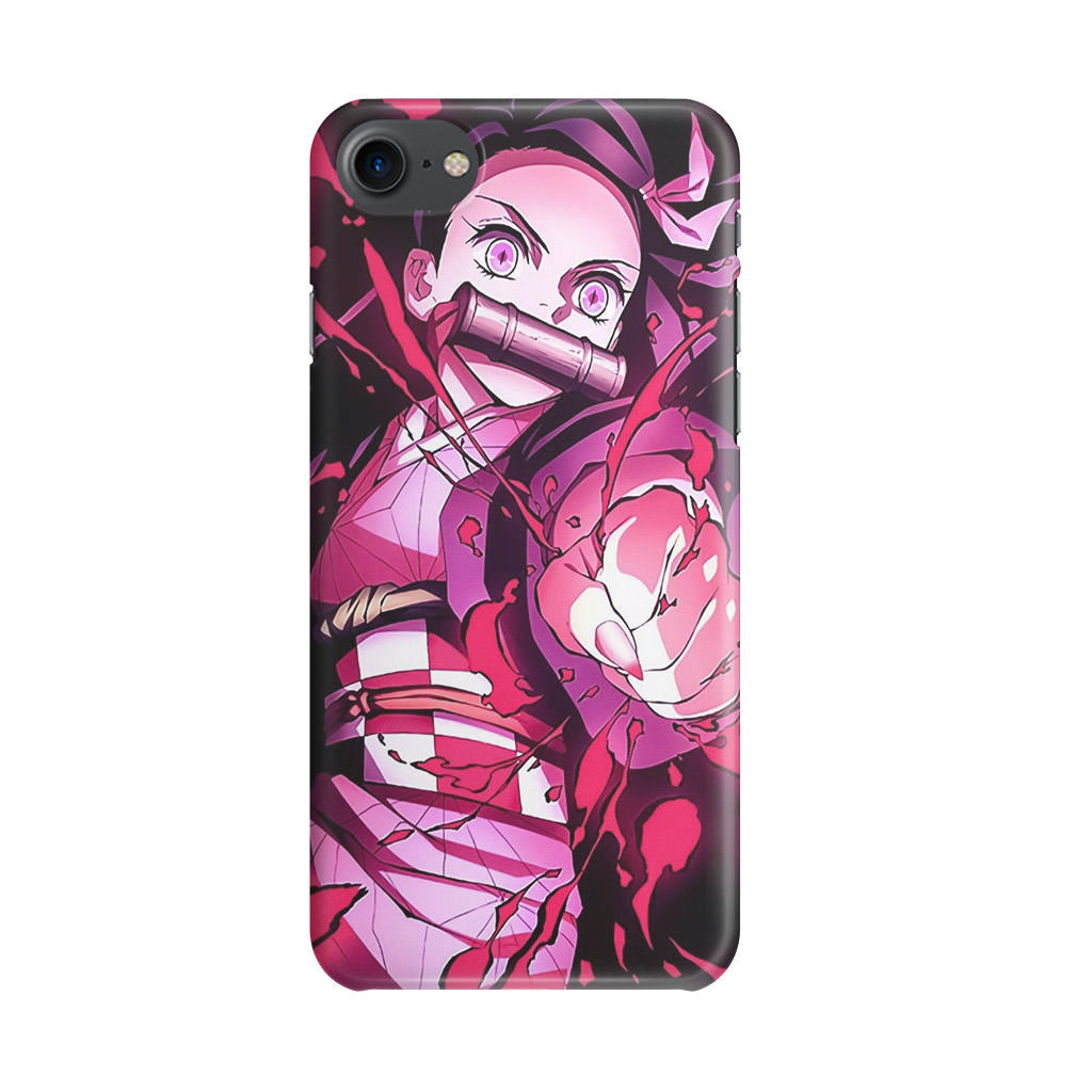 Nezuk0 Blood Demon Art iPhone SE 3rd Gen 2022 Case