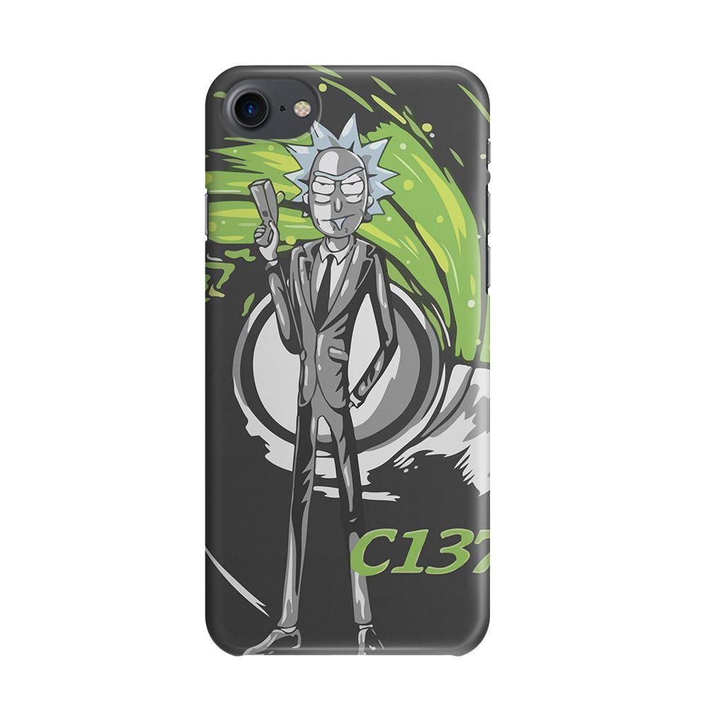 Rick Sanchez Agent C137 iPhone SE 3rd Gen 2022 Case