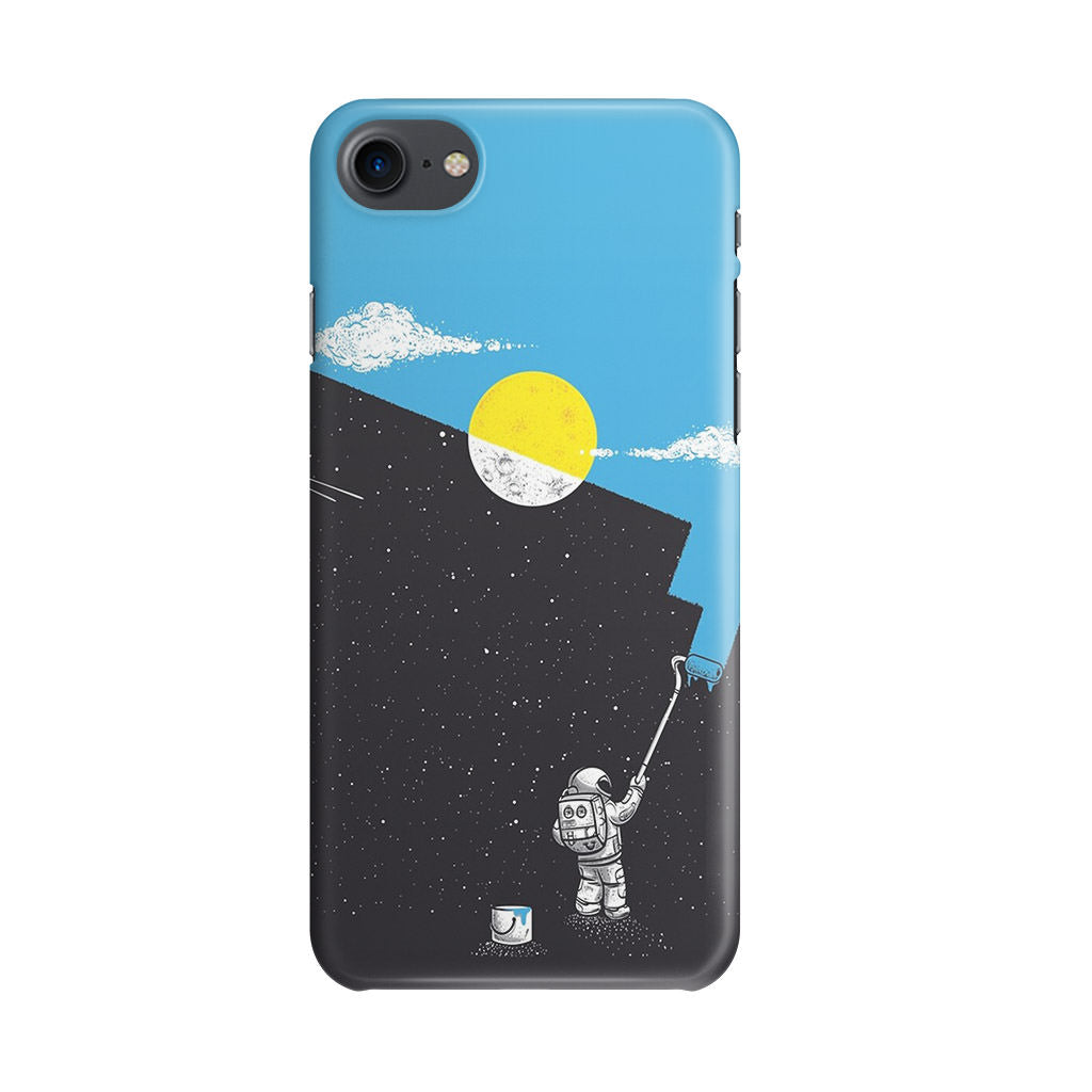 Space Paiting Day iPhone SE 3rd Gen 2022 Case