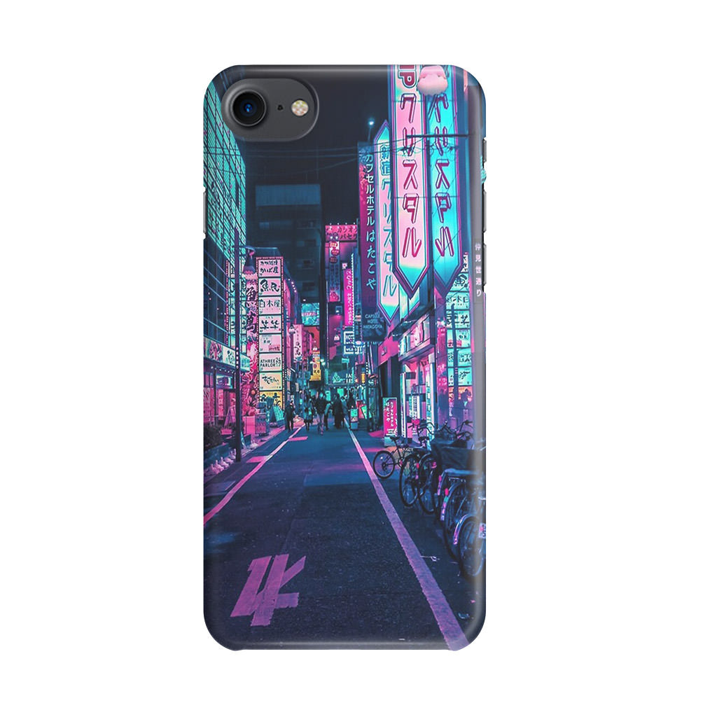 Tokyo Street Wonderful Neon iPhone SE 3rd Gen 2022 Case