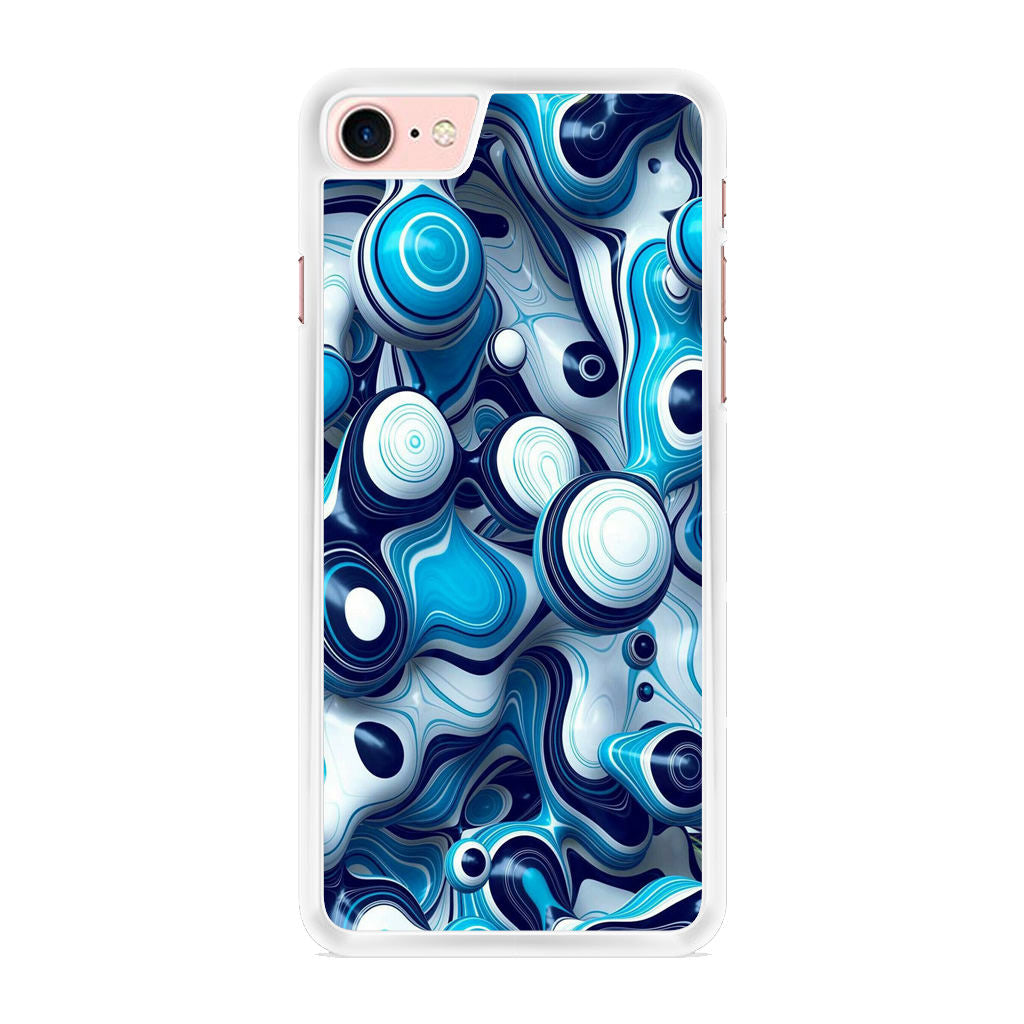 Abstract Art All Blue iPhone 8 Case