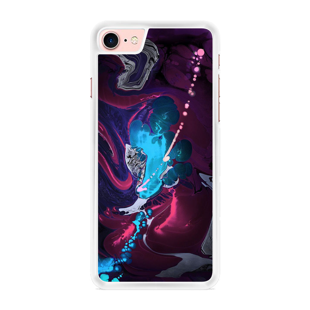 Abstract Purple Blue Art iPhone 7 Case