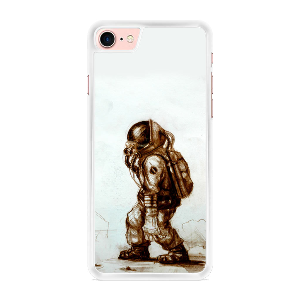 Astronaut Heavy Walk iPhone 8 Case