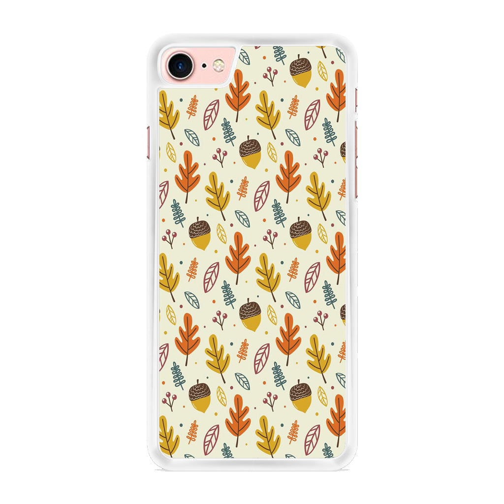 Autumn Things Pattern iPhone 7 Case
