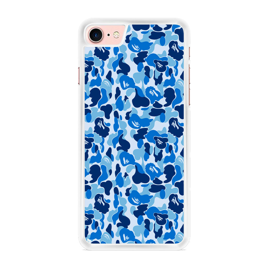 Blue Camo iPhone 7 Case