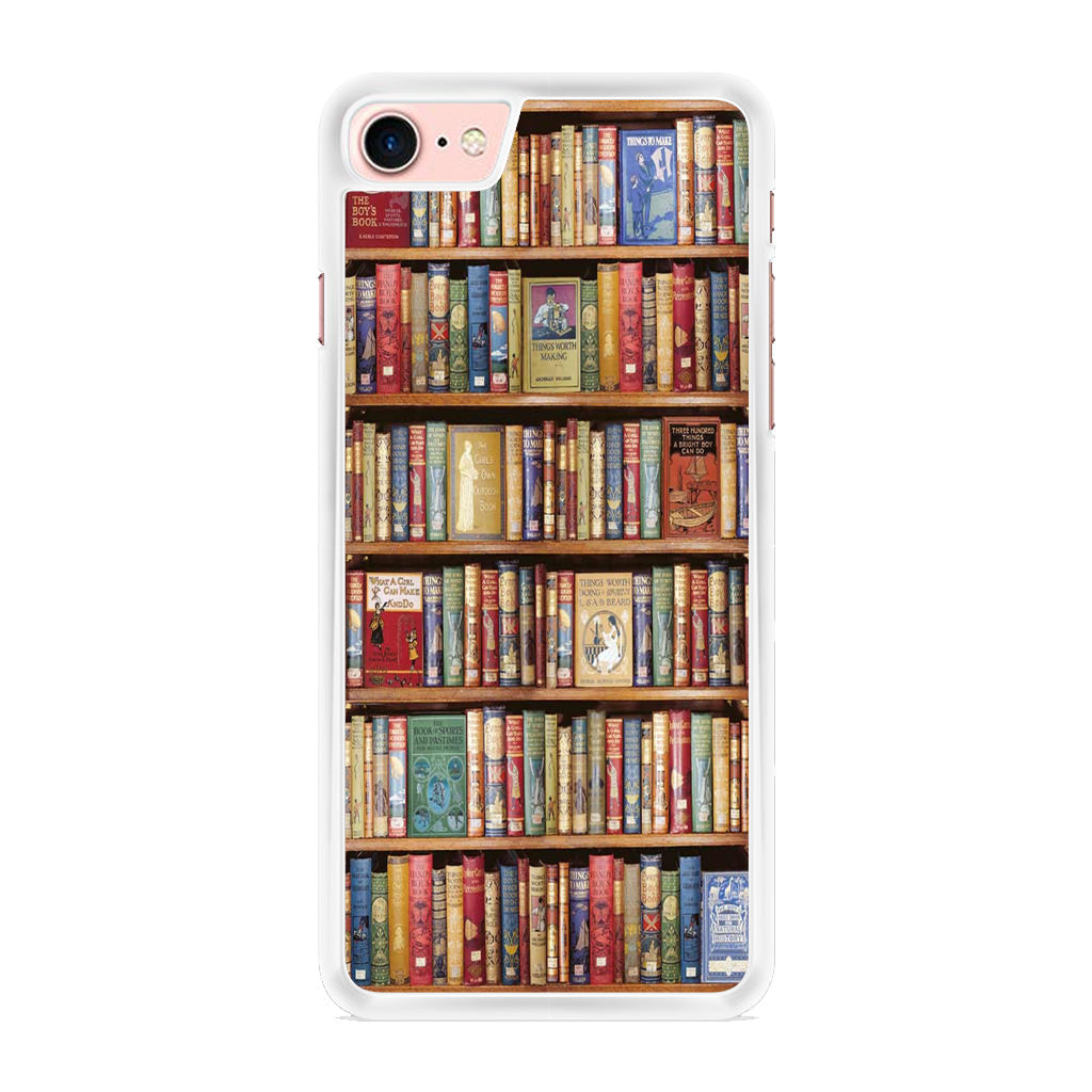 Bookshelf Library iPhone 8 Case