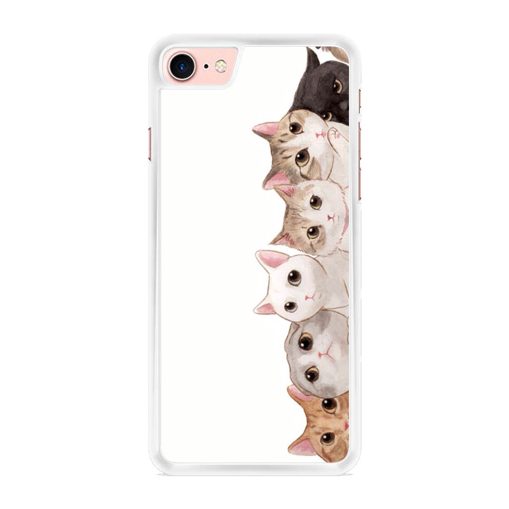 Cute Cats Vertical iPhone 7 Case