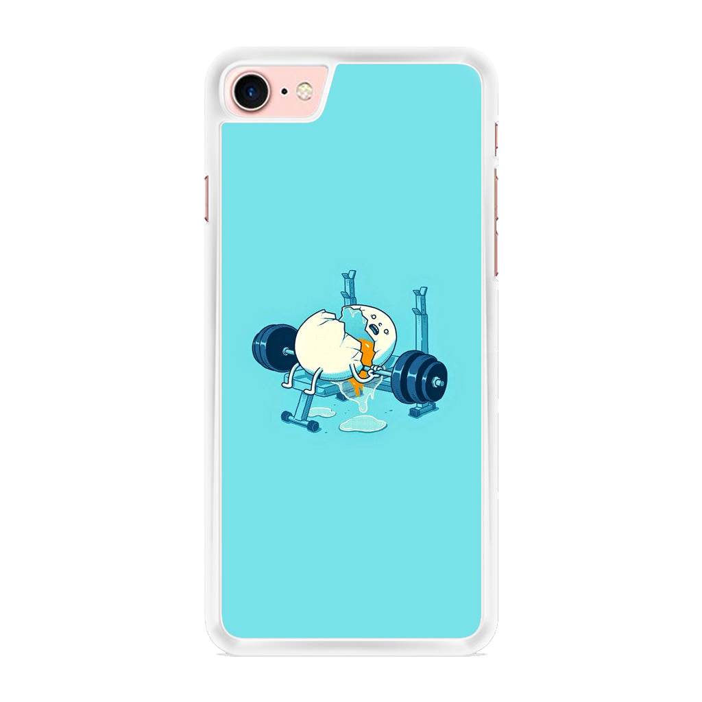 Egg Accident Workout iPhone 8 Case