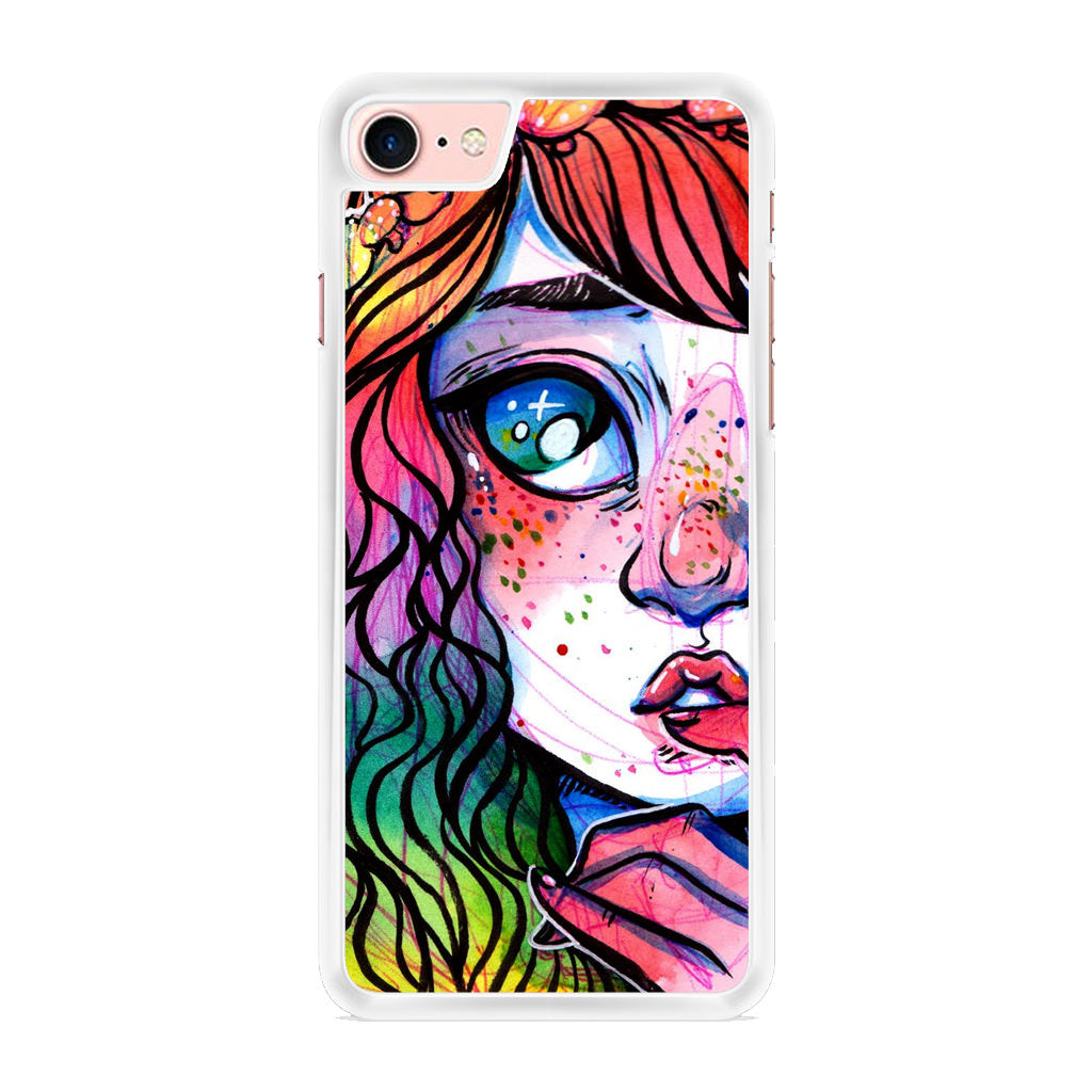 Eyes And Braids iPhone 8 Case