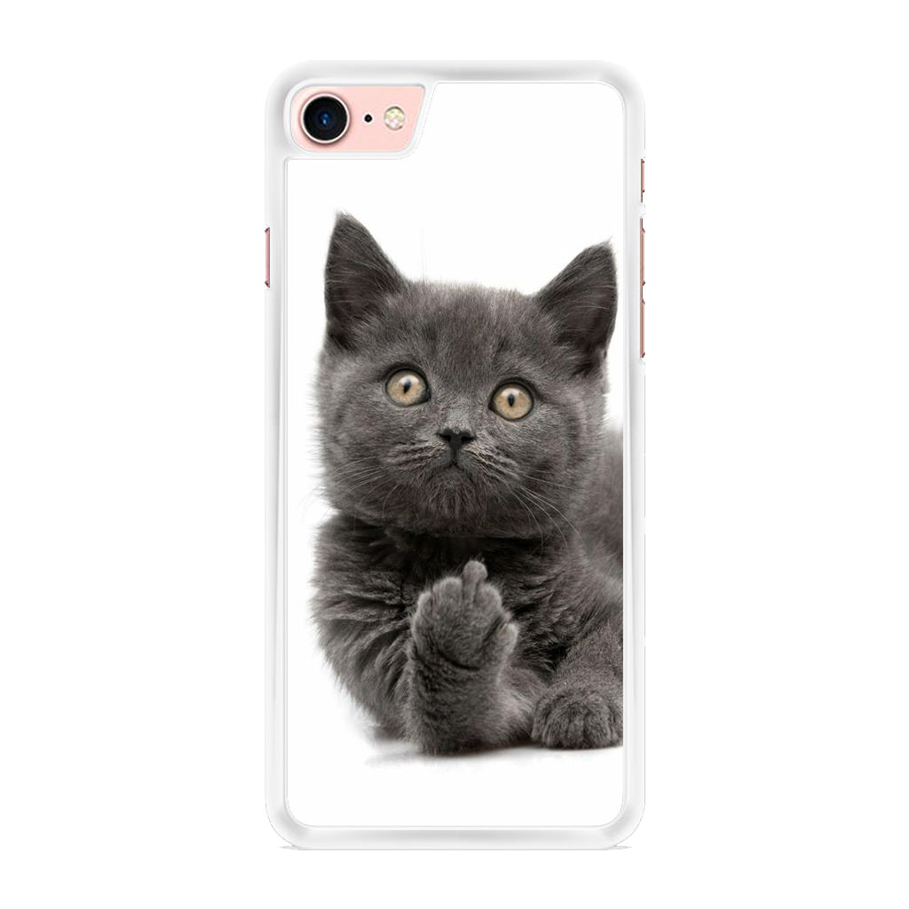 Finger British Shorthair Cat iPhone 8 Case