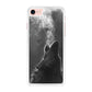 Howling Wolves Black and White iPhone 8 Case