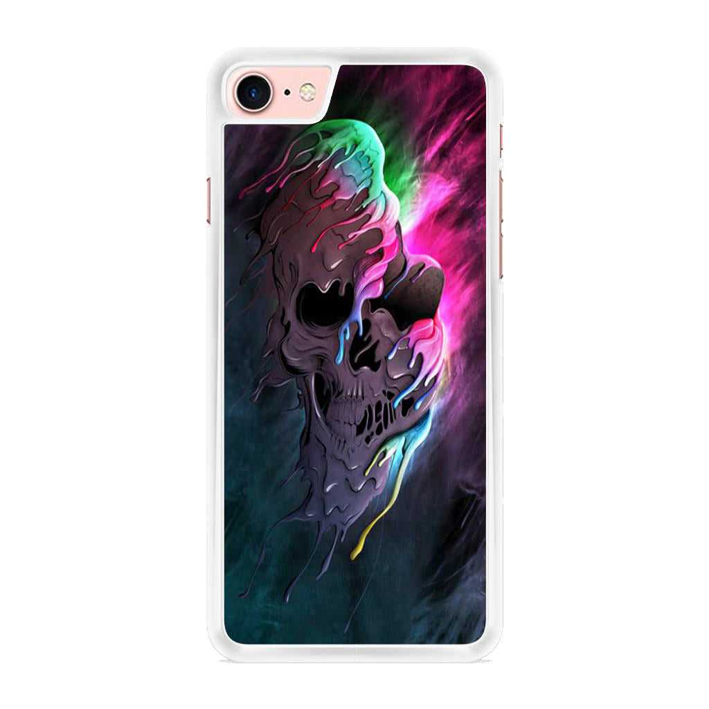 Melted Skull iPhone 8 Case