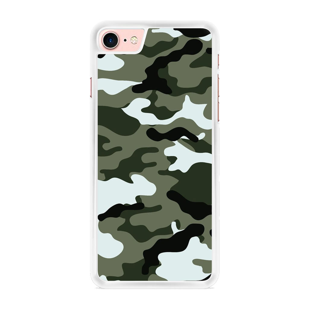 Military Green Camo iPhone 8 Case