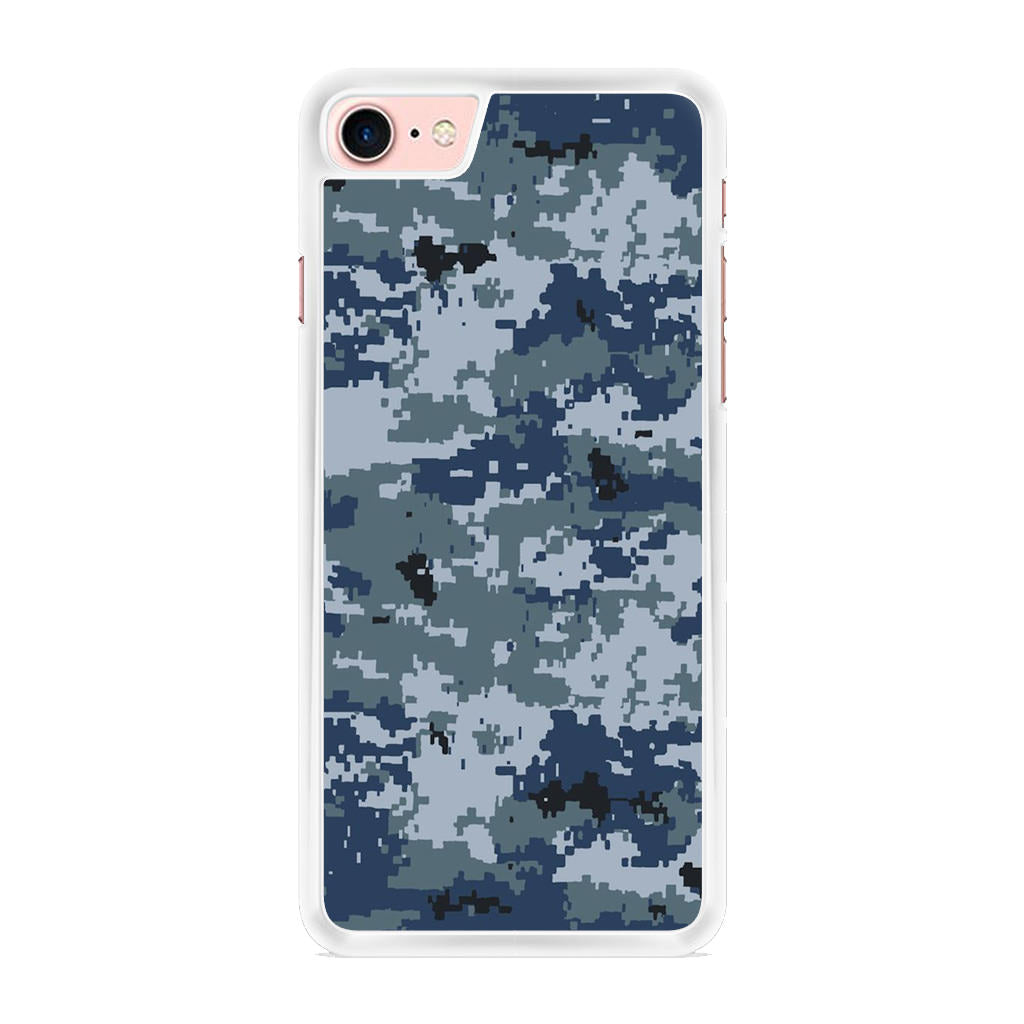 Navy Camo iPhone 8 Case