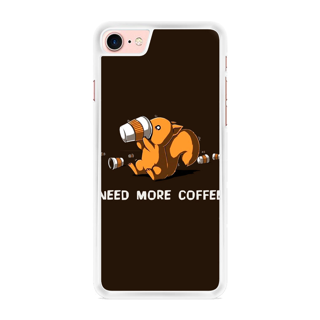 Need More Coffee Programmer Story iPhone 8 Case