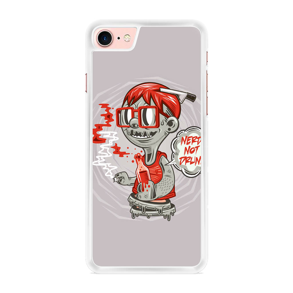 Nerd Not Drunk Zombie iPhone 8 Case