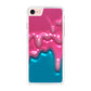 Pink Paint Dripping iPhone 7 Case