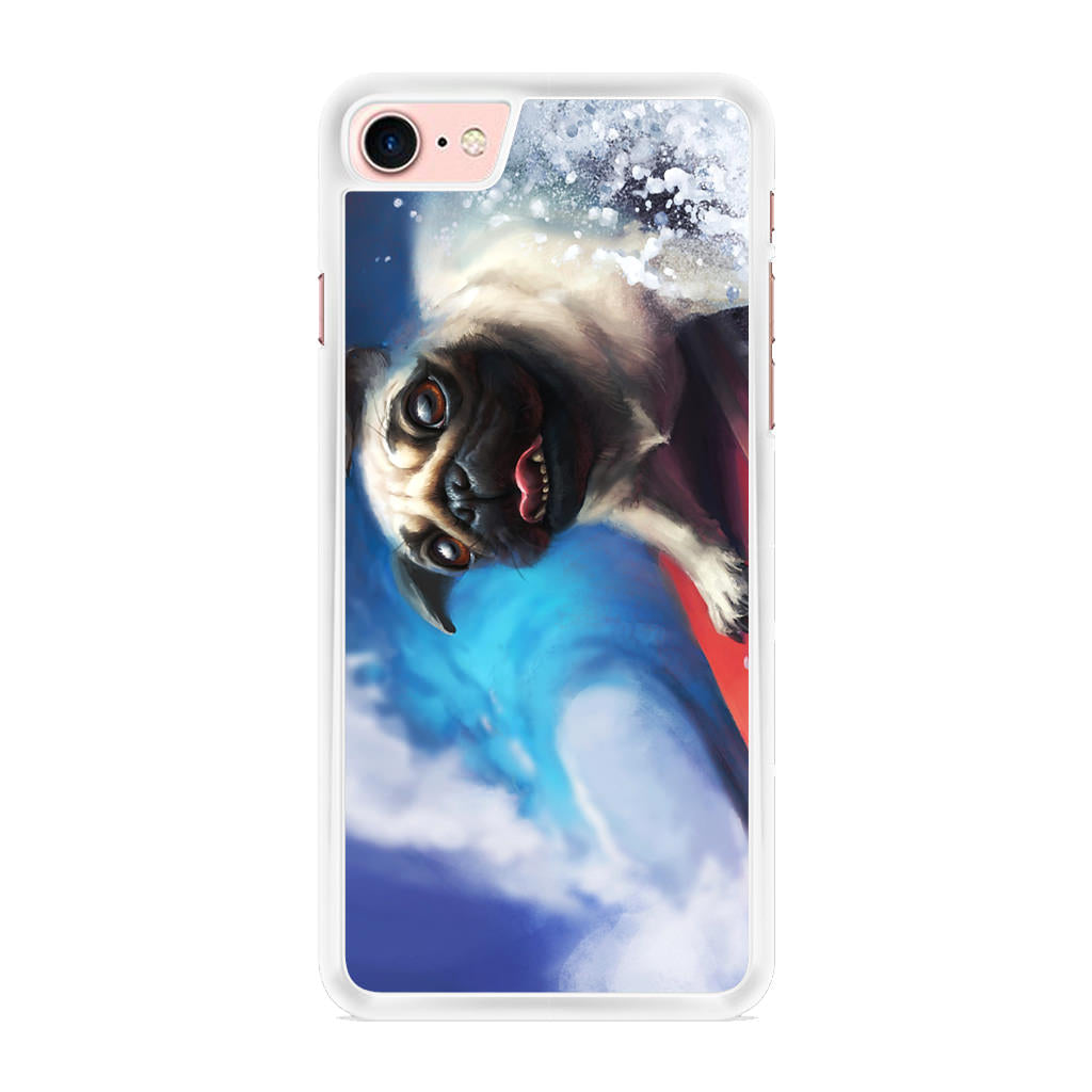 Pug Surfers iPhone 8 Case