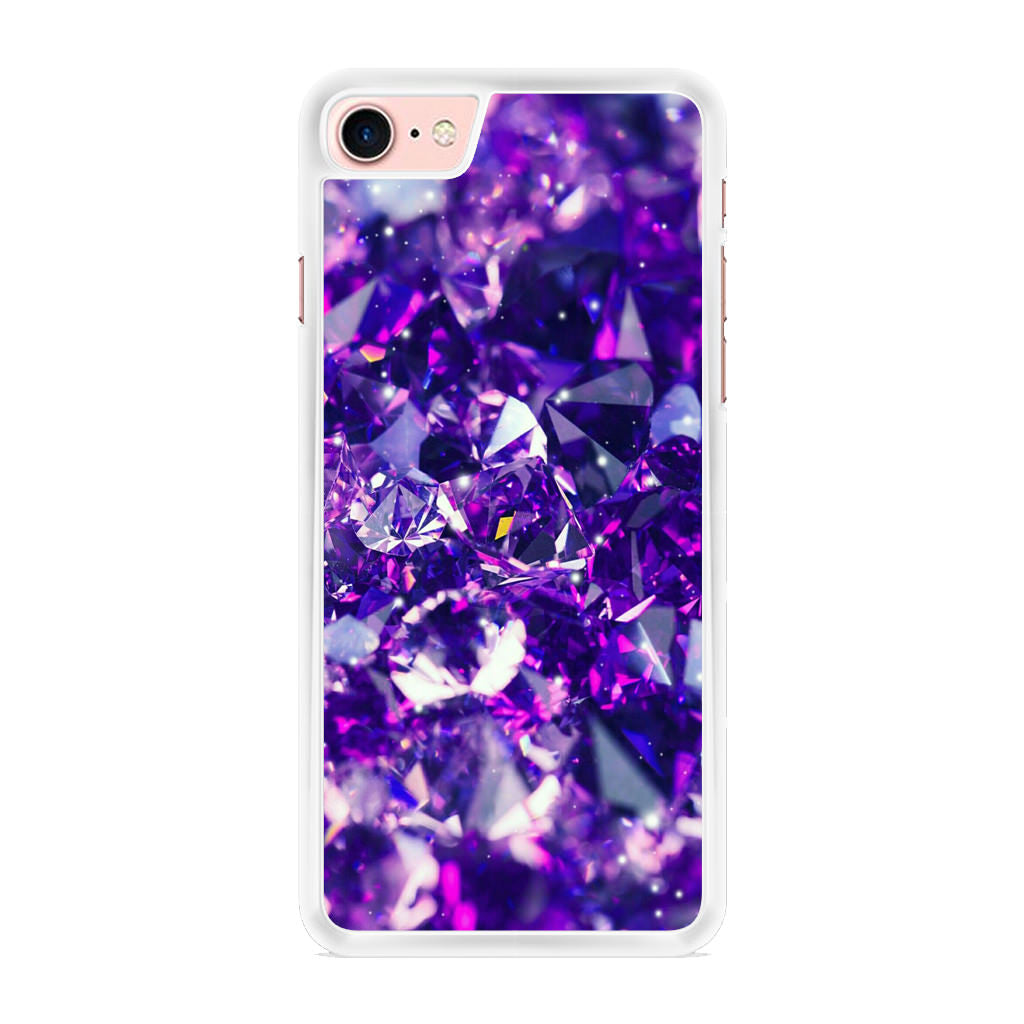 Purple Crystal iPhone 8 Case