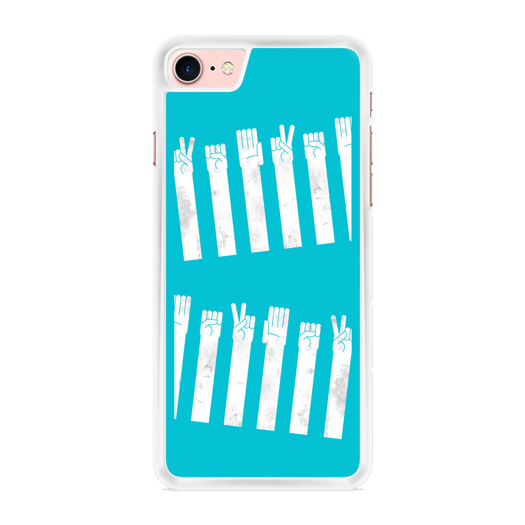 Rock Paper Scissors Zebra Crossing iPhone 8 Case