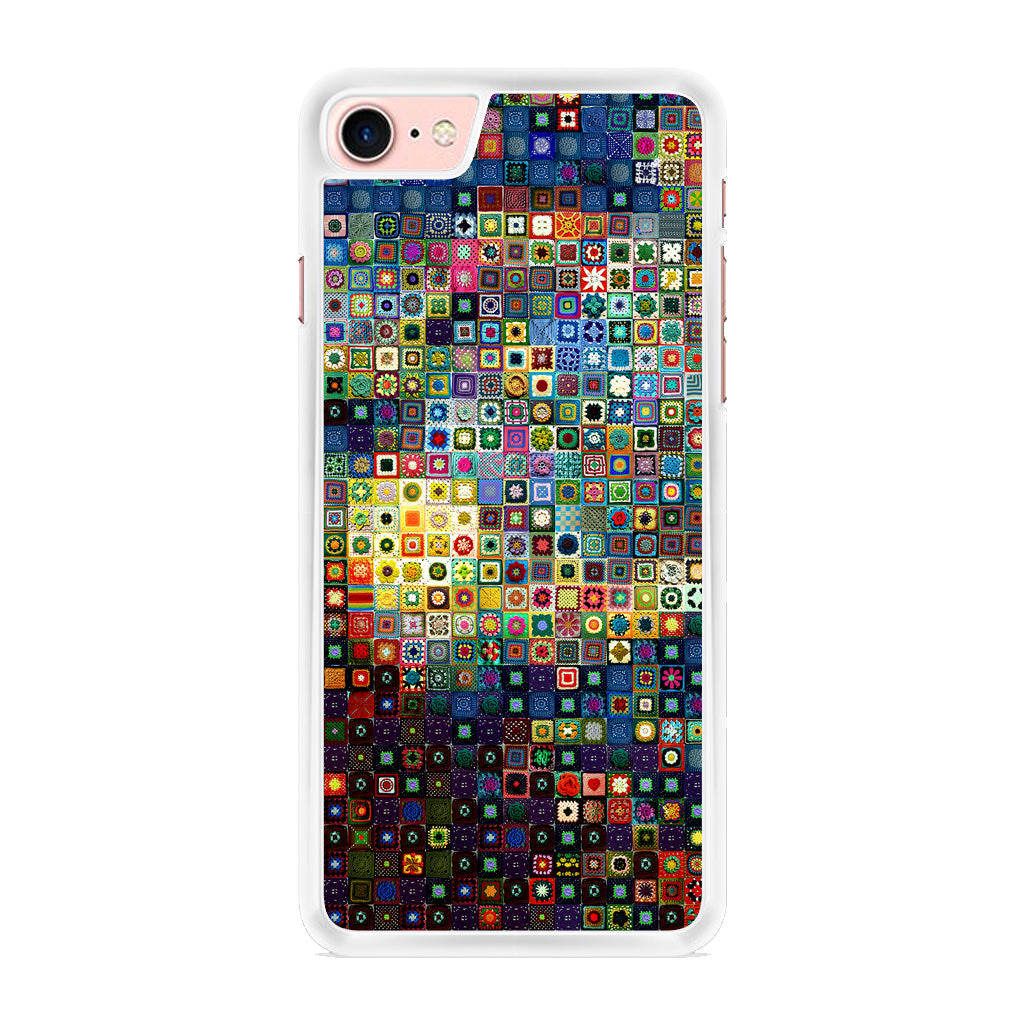 Starry Night Tiles iPhone 8 Case