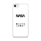 NASA Minimalist White iPhone 8 Case