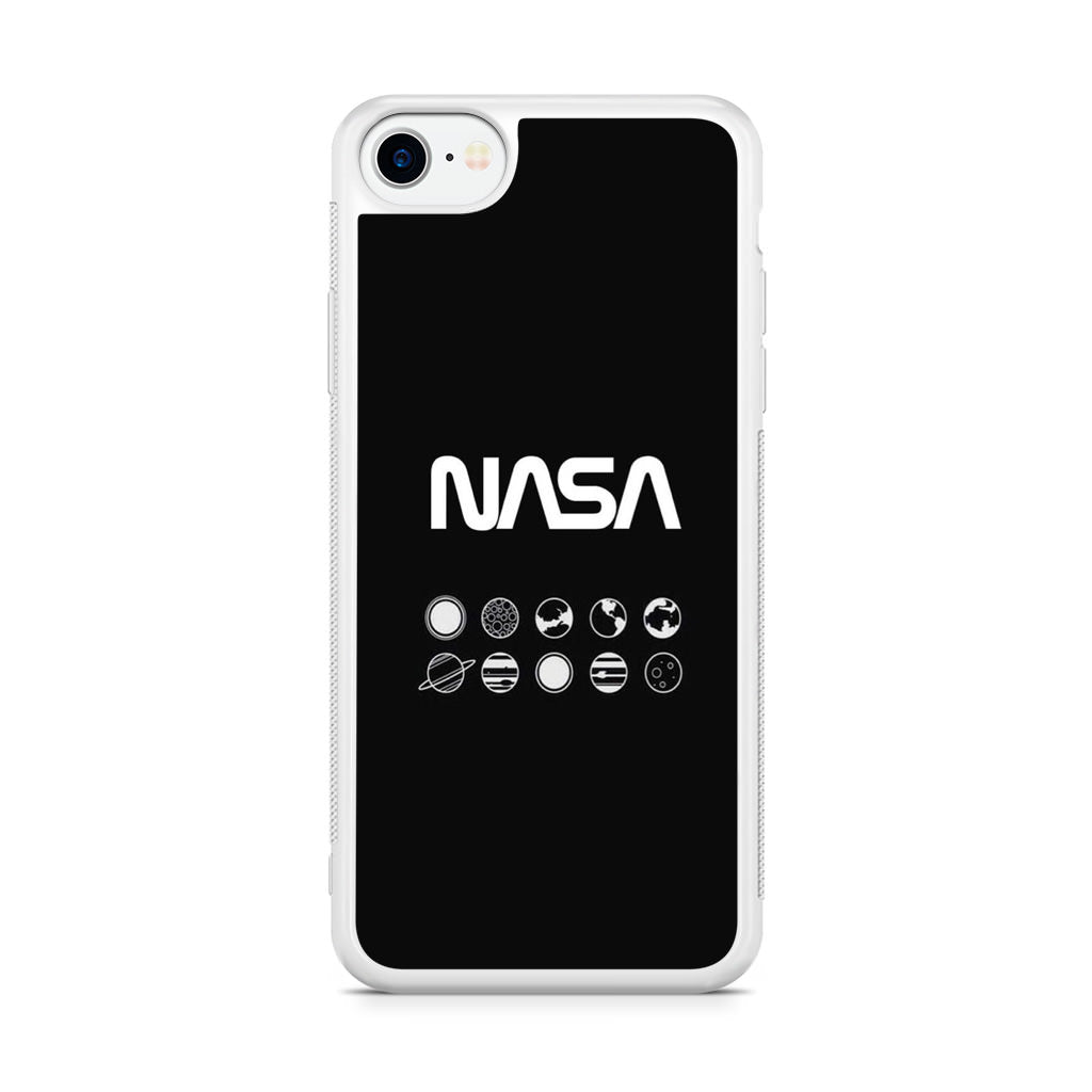 NASA Minimalist iPhone SE 3rd Gen 2022 Case