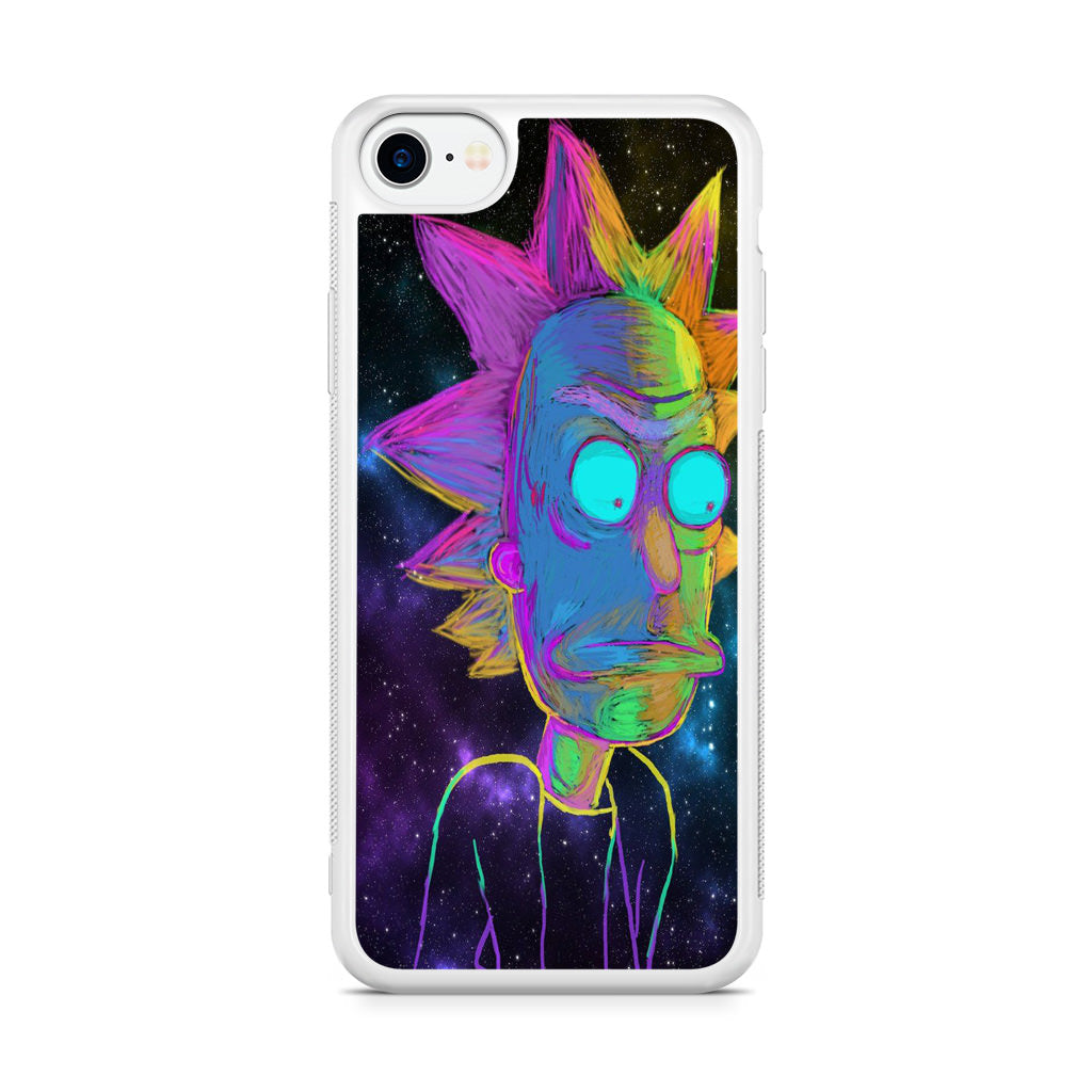 Rick Colorful Crayon Space iPhone 7 Case