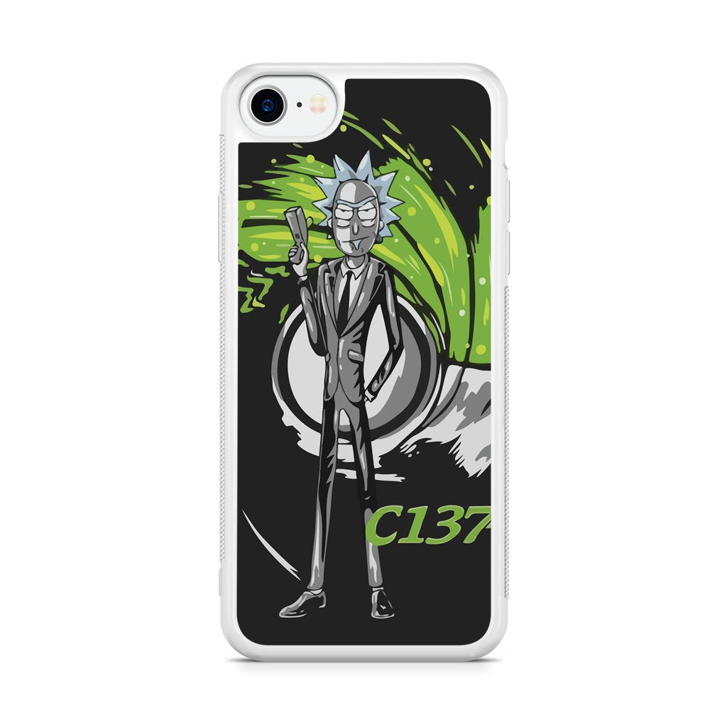 Rick Sanchez Agent C137 iPhone SE 3rd Gen 2022 Case