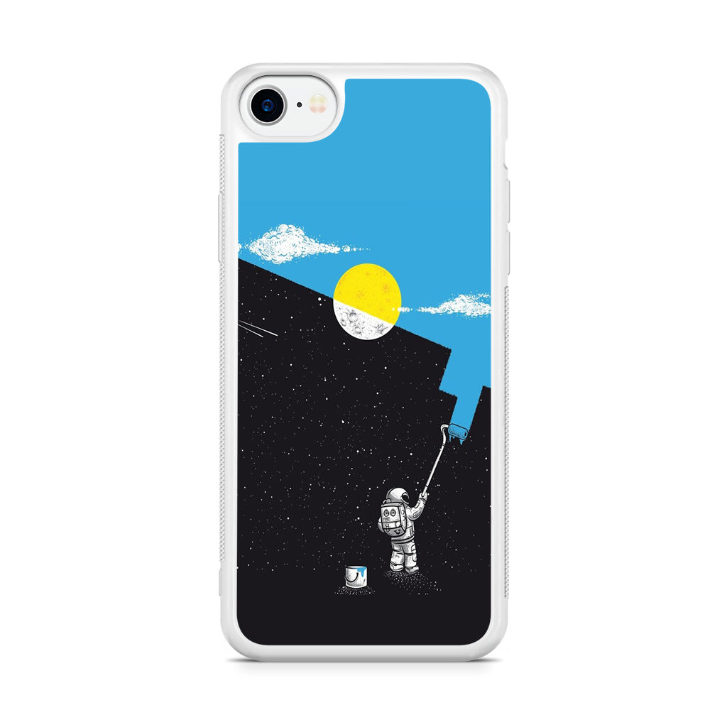 Space Paiting Day iPhone 8 Case