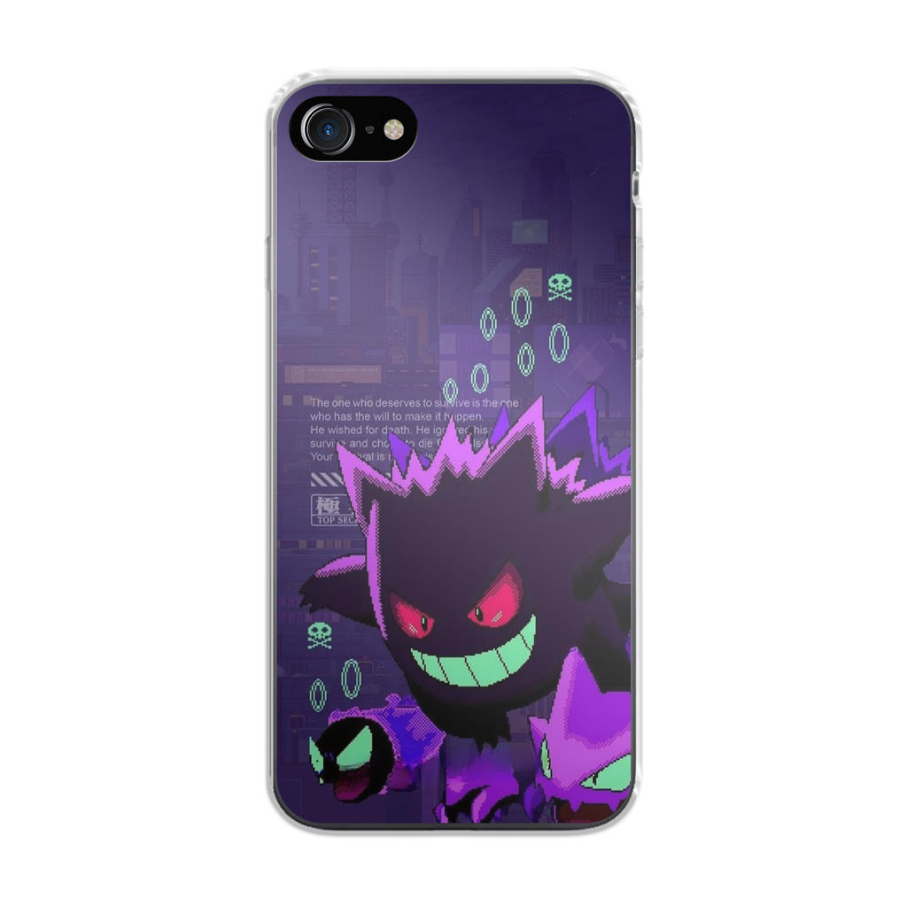 Gengar Pixel Art iPhone SE 3rd Gen 2022 Case