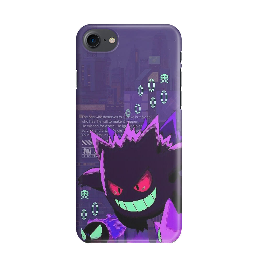 Gengar Pixel Art iPhone SE 3rd Gen 2022 Case