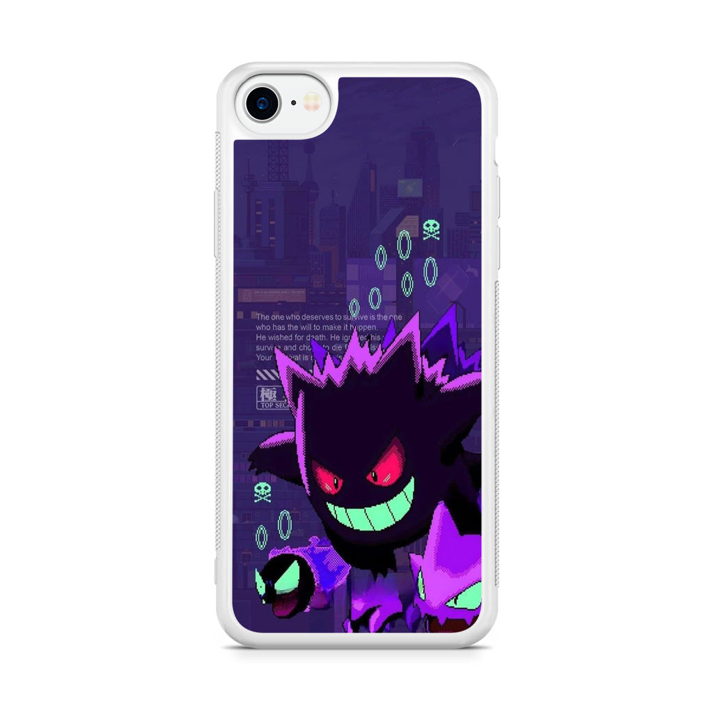 Gengar Pixel Art iPhone SE 3rd Gen 2022 Case