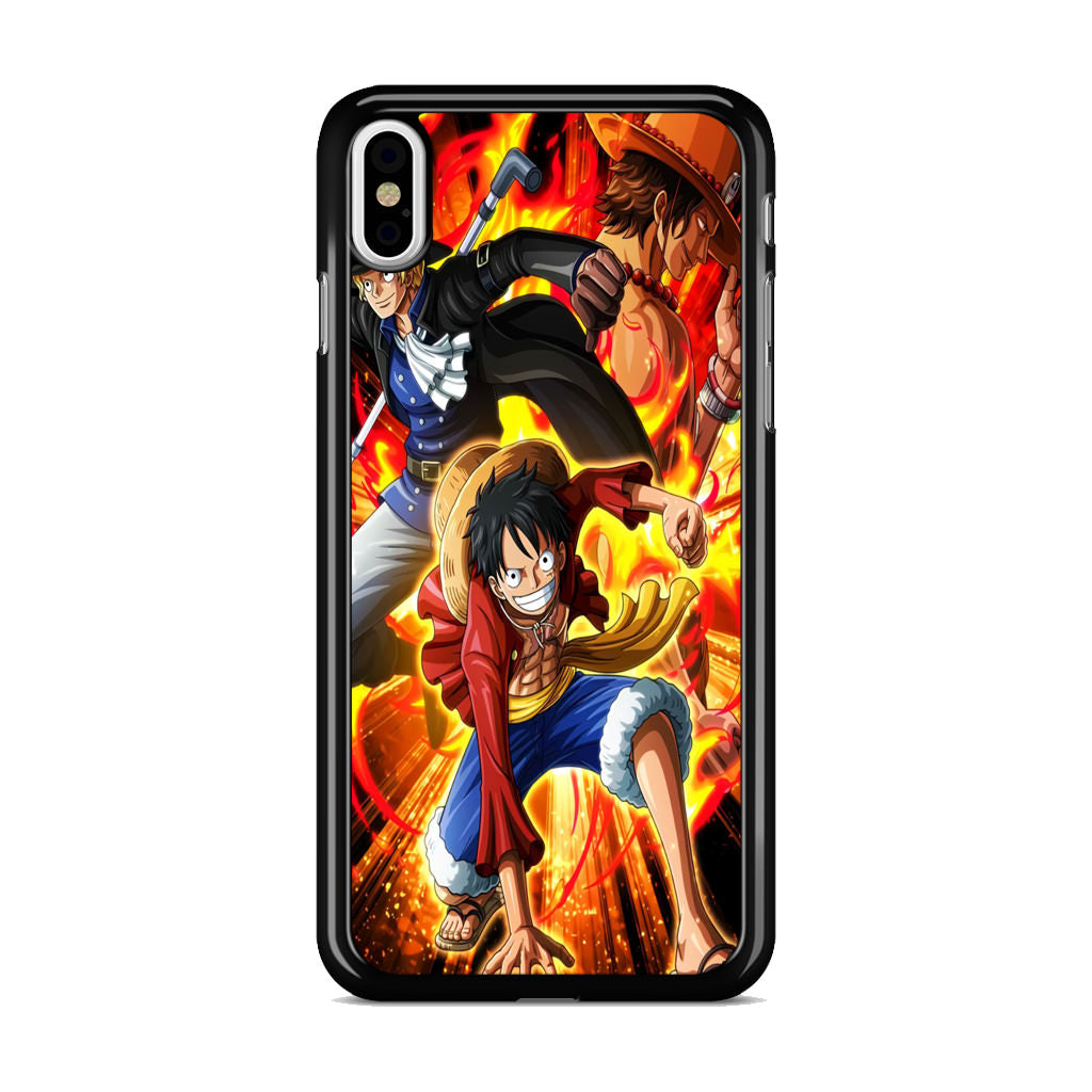 Ace Sabo Luffy Brotherhood iPhone X / XS / XS Max Case