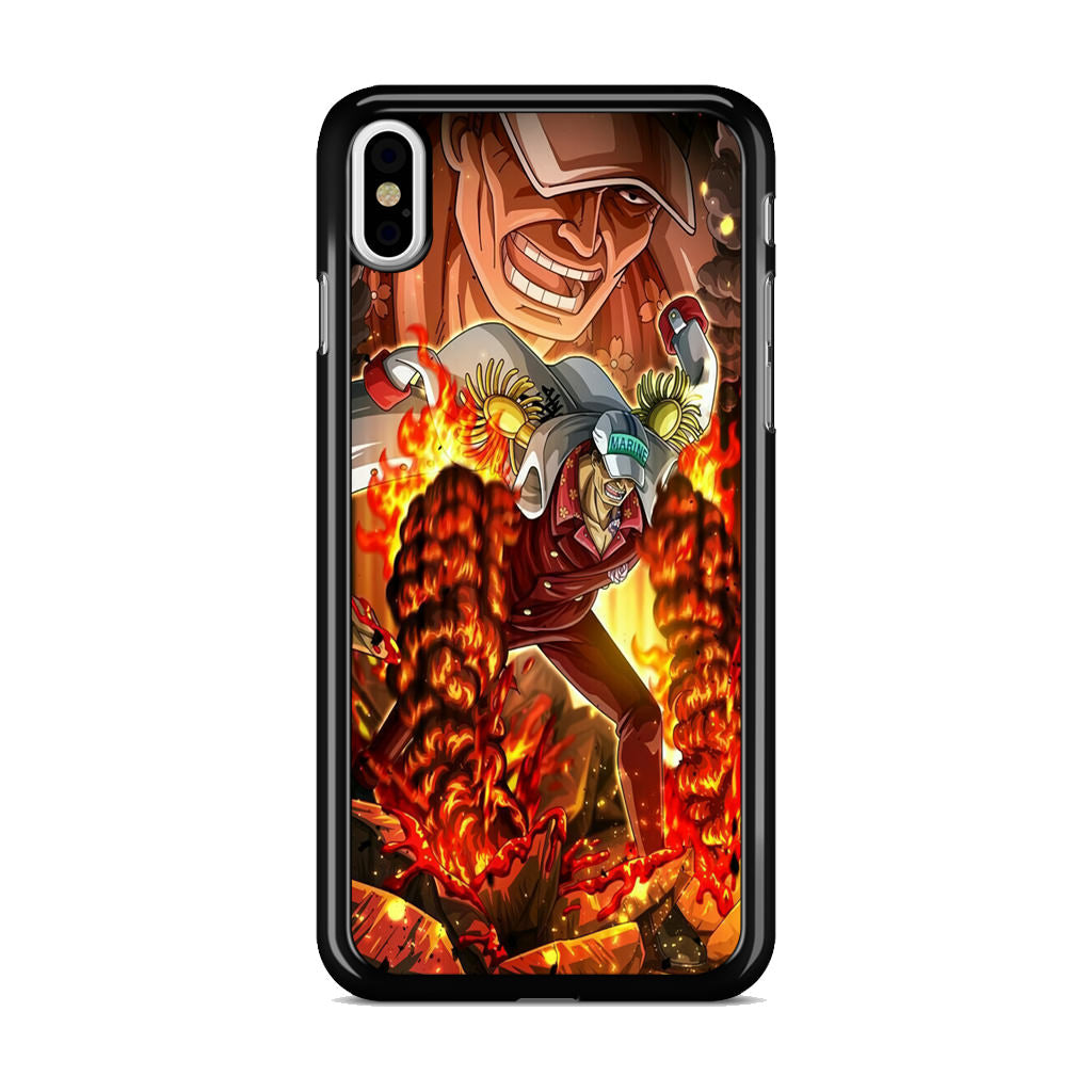 Akainu Exploding Volcano iPhone X / XS / XS Max Case