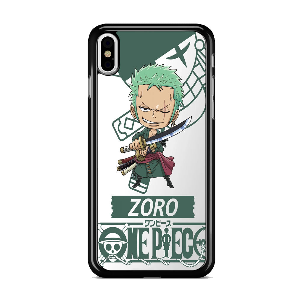 Chibi Zoro iPhone X / XS / XS Max Case