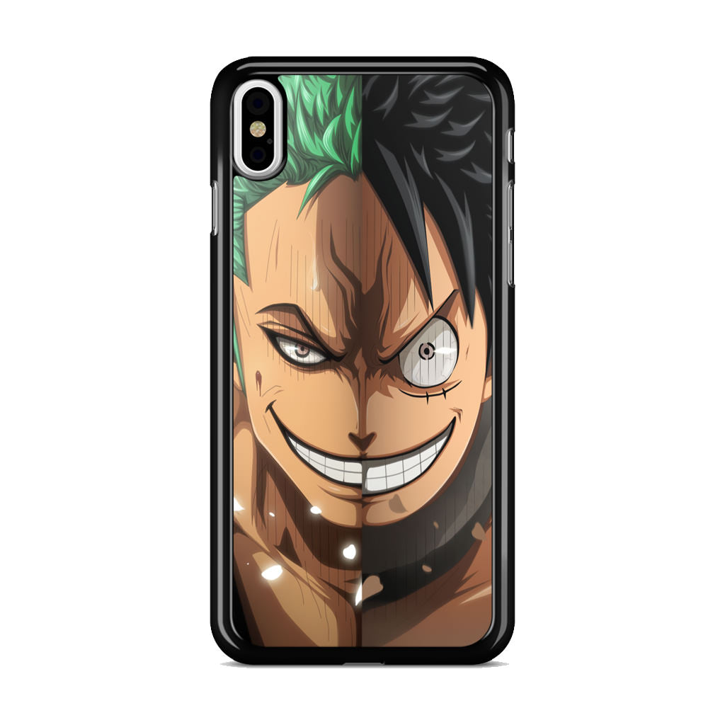 Luffy And Zoro Half Smile iPhone X / XS / XS Max Case