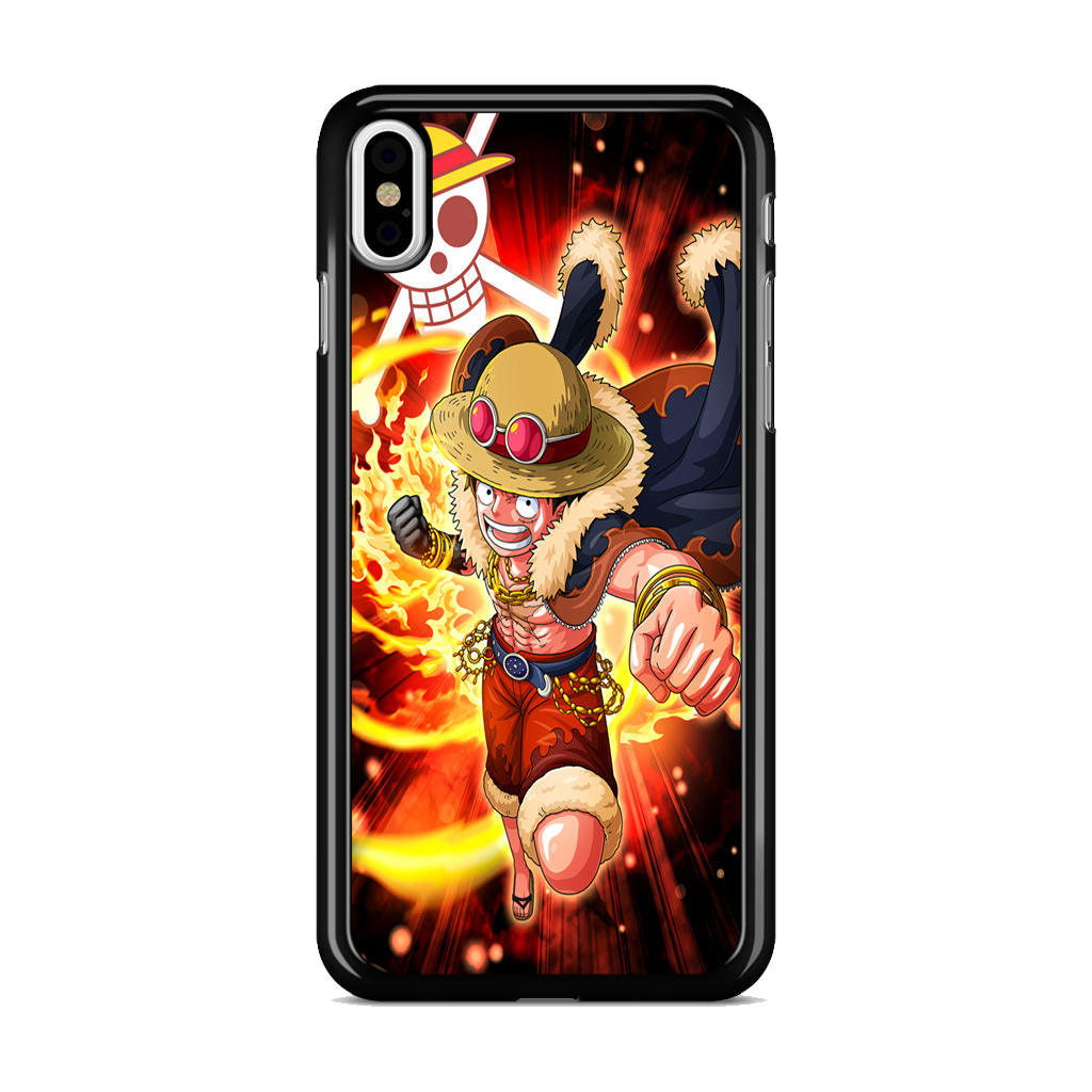 Luffy Red Hawk Punch iPhone X / XS / XS Max Case