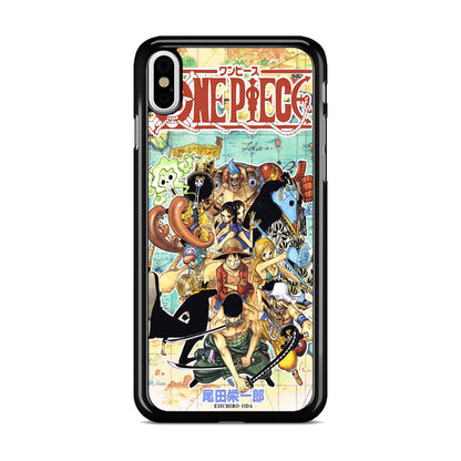 One Piece Comic Straw Hat Pirate iPhone X / XS / XS Max Case